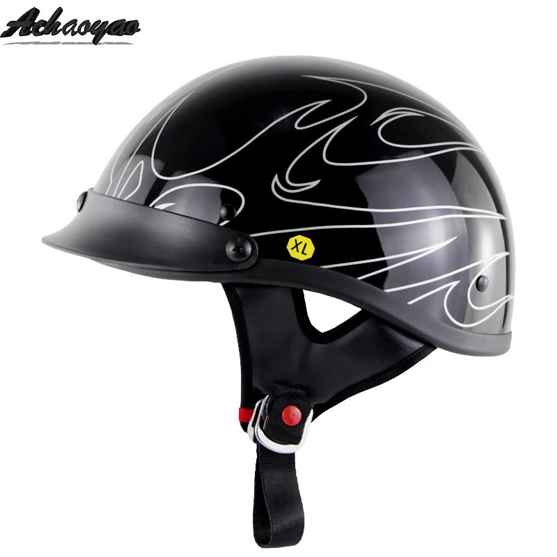Мото rcycle шлем электрический автомобиль capacete casco мото мопед шлем призрак голова Половина велосипед мото крест шлем хищника