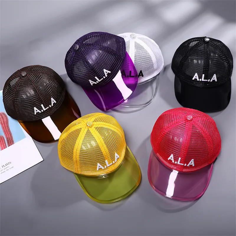 Бейсболка для мальчиков с прозрачными полями сетчатая | Детская одежда и обувь