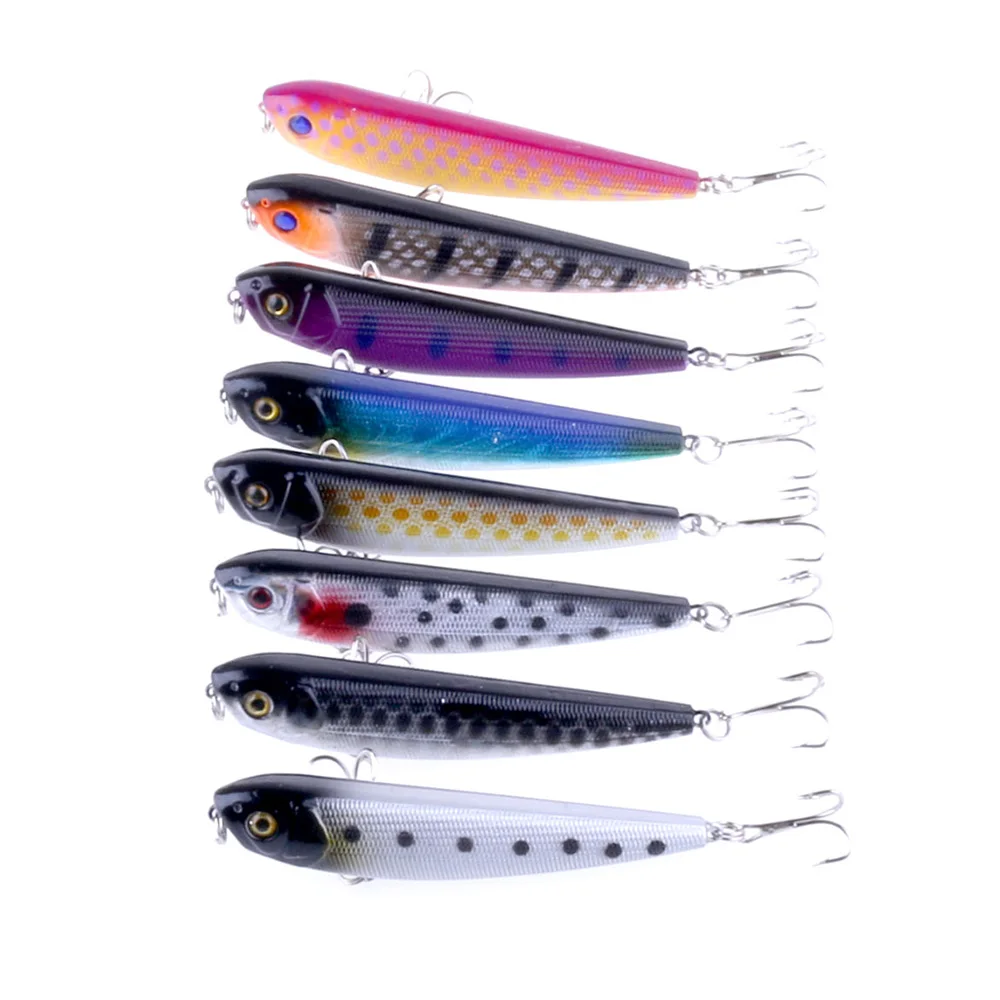 1 шт. топовый воблер приманка для рыбной ловли 8 5 см 10 г жесткая пластиковая