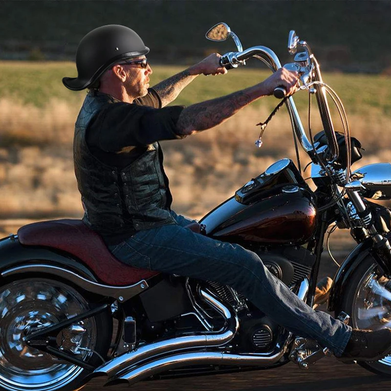 

Personality Vintage Motorcycle Helmet Open Face Retro Helmet Motorbike Helmet Motorcycle Racing Off Road Helmet Casco Moto Capac