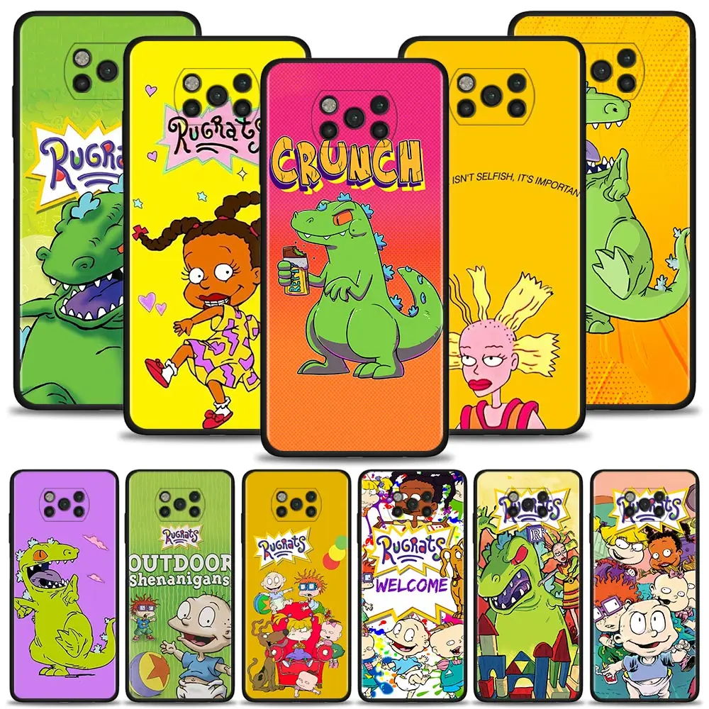 Reptar king of the monsters print For Xiaomi Poco X3 NFC F3 GT Civi M3 Note 10 11 Lite 9T 10T 11T Pro Pocophone F1 Fundas |