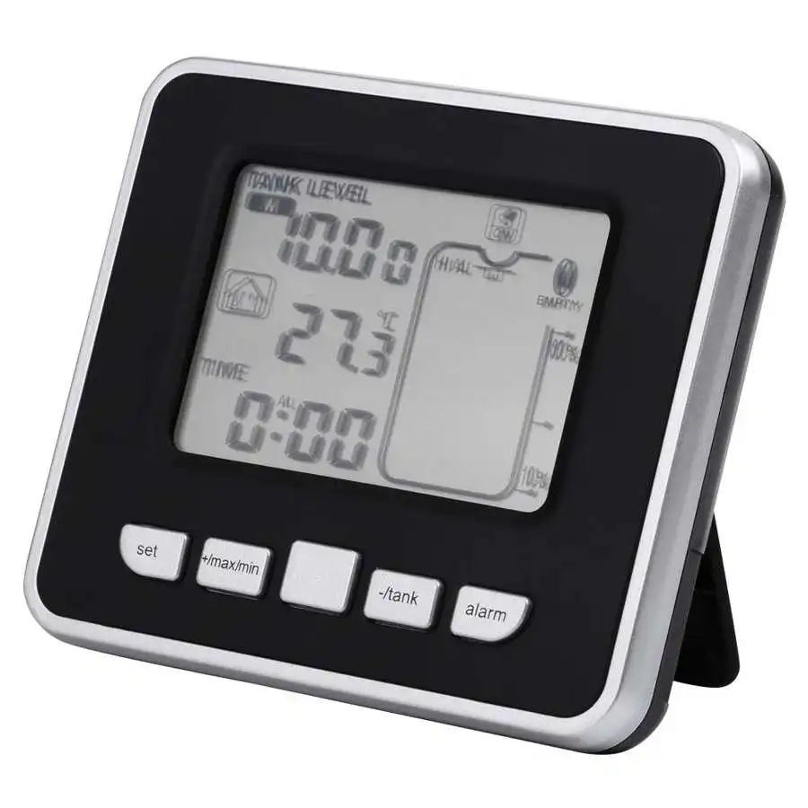 Датчик уровня ультразвуковой датчик воды в резервуаре жидкости с дисплеем