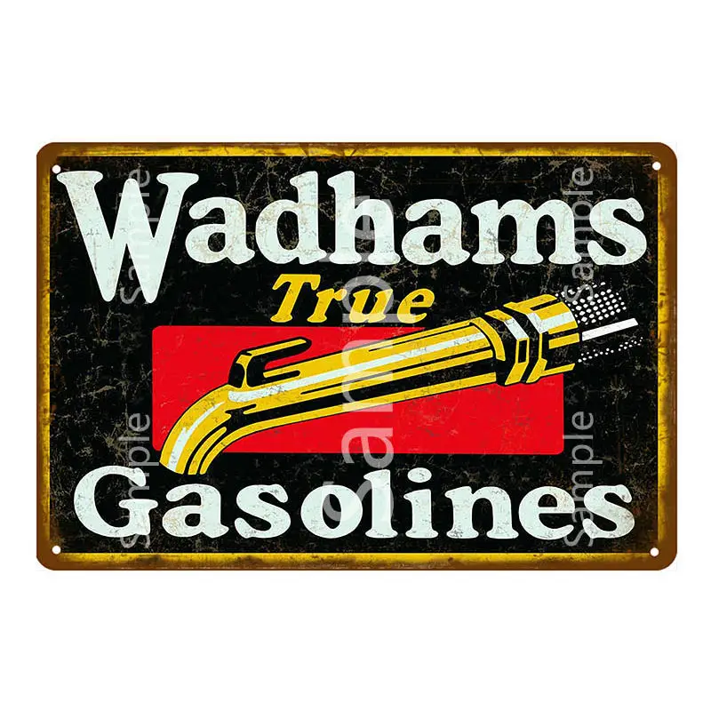 Мотоциклетный масляный Винтаж металлические знаки Texaco бензиновый двигатель