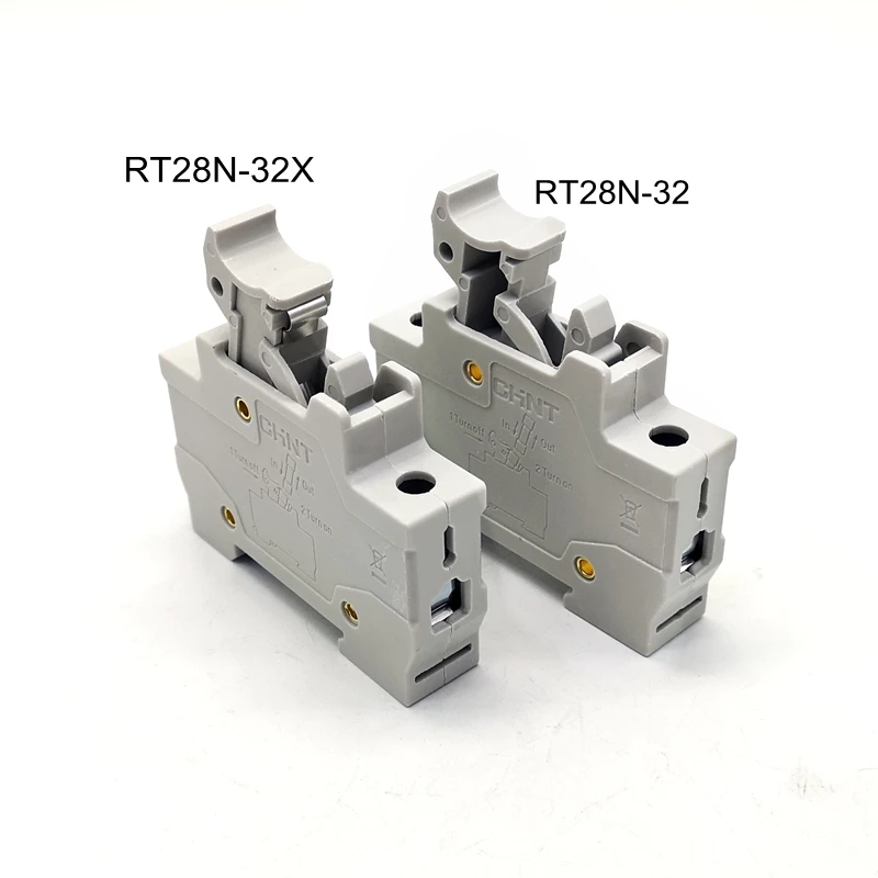 CHINT RT28N-32X 1 полюс DIN рейку держатель предохранителя основа с индикатором света 1 P для 10x38 мм Предохранитель