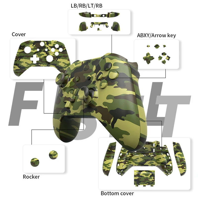 ARRKEO Milky Way Полный пользовательский замена кнопок мод комплект для Xbox One S Корпус