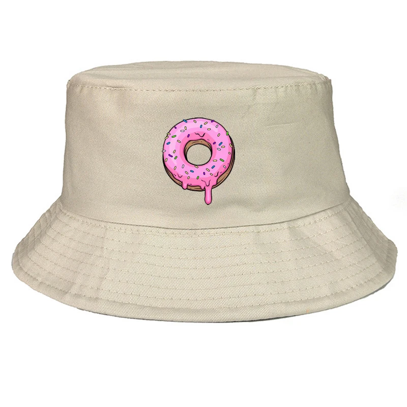 Рыбацкая женская шляпа весна лето пончики с принтом Солнцезащитная мужская