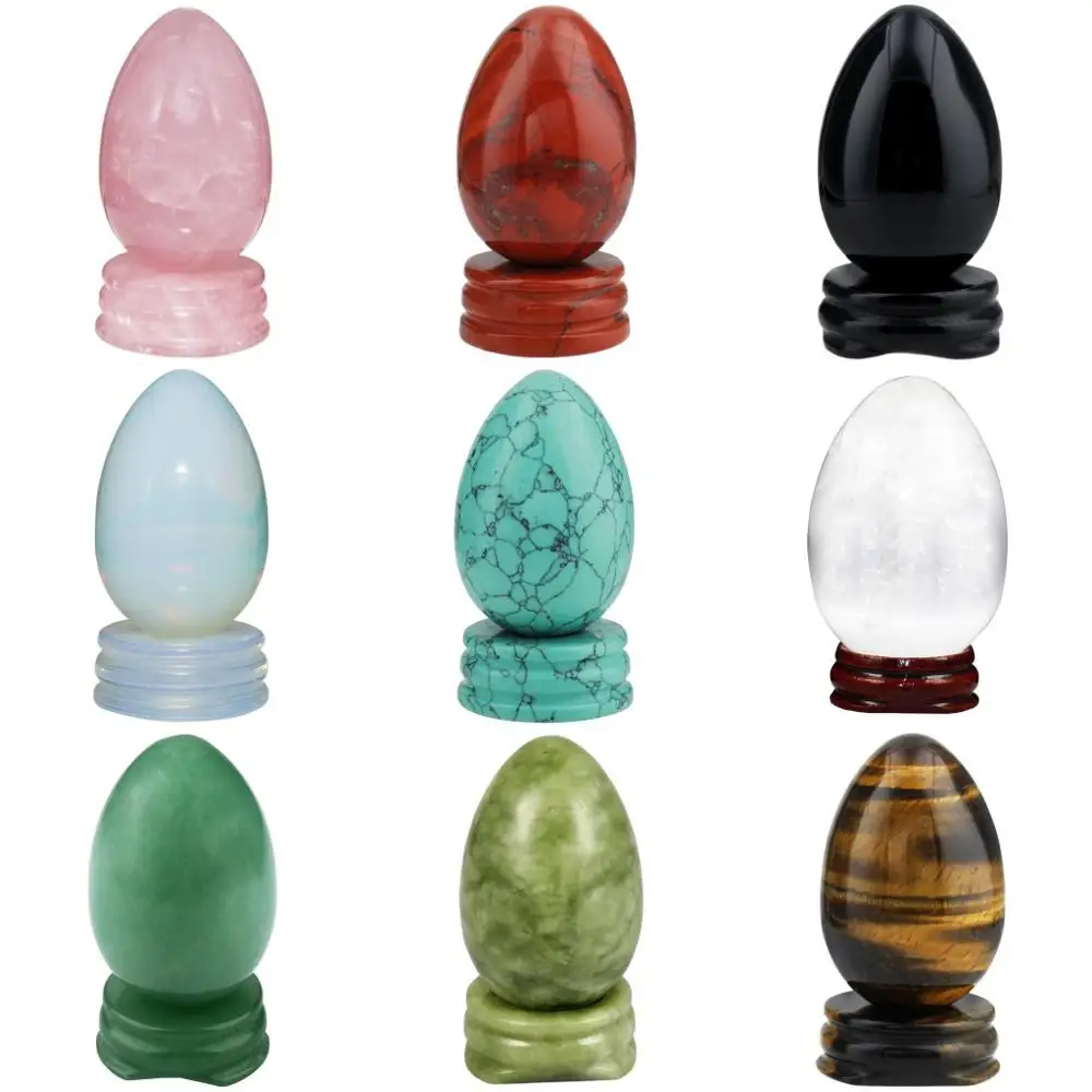 TUMBEELLUWA драгоценного камня яйцо сферическая скульптура исцеляющая фигурка с