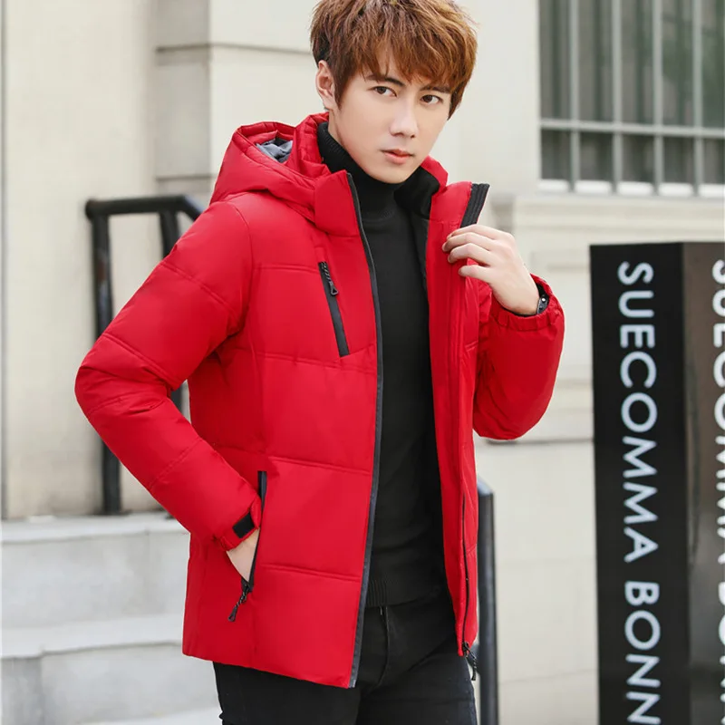 2022 New Winter Jacket Men Hooded Thick Warm Duck Down Jacket Men Parka Casual High Quality Mens Overcoat Winter Down Coats Men