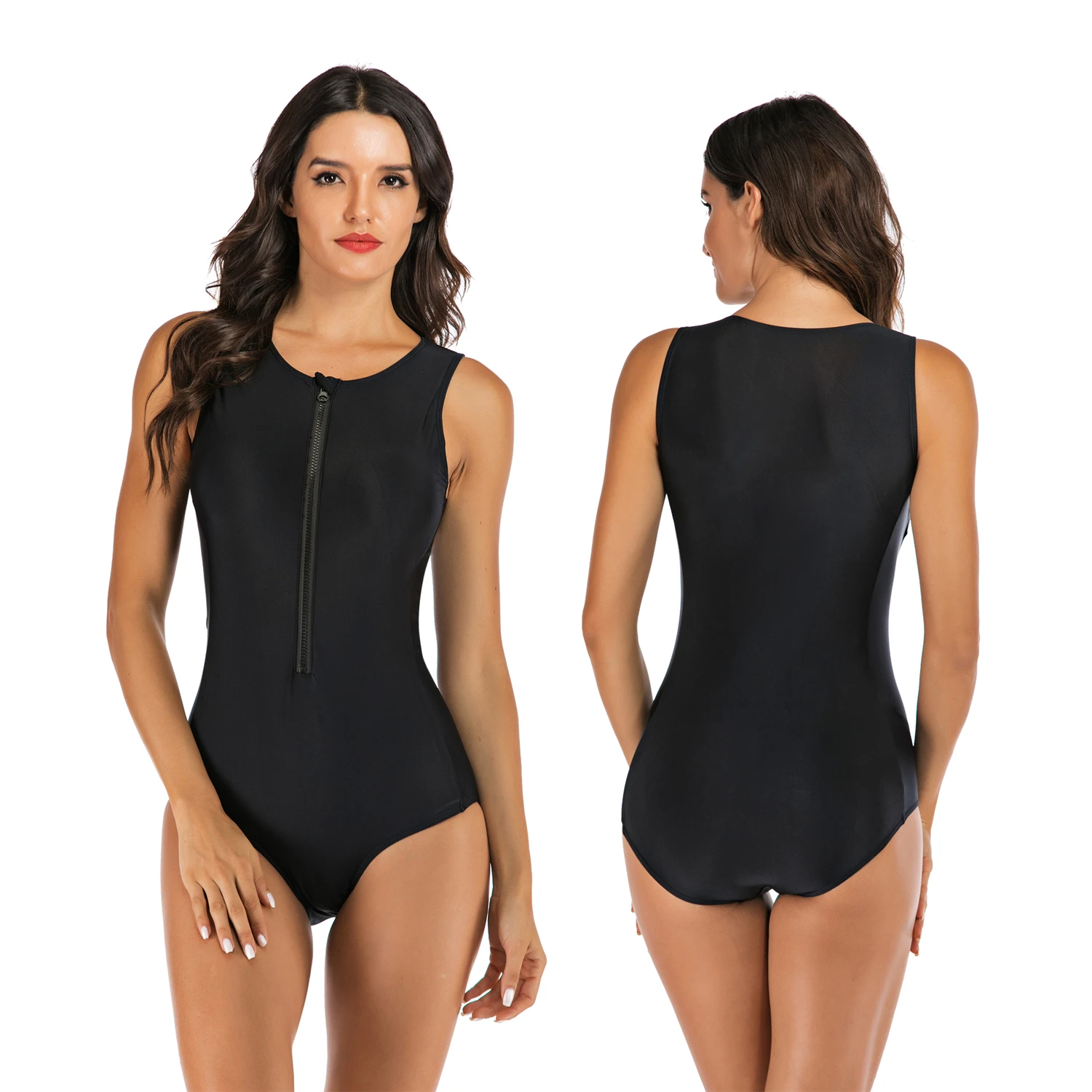 

Swimwear Women Sleeveless Swimsuit Rashguard Swimming Suit For Women Rash Guard Swimsuit Maillot De Bain Fille Surfing Windsurf