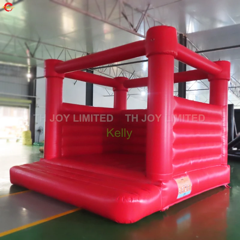 Небесно-Голубой надувной батут замок для свадьбы дешевые надувные свадебные с