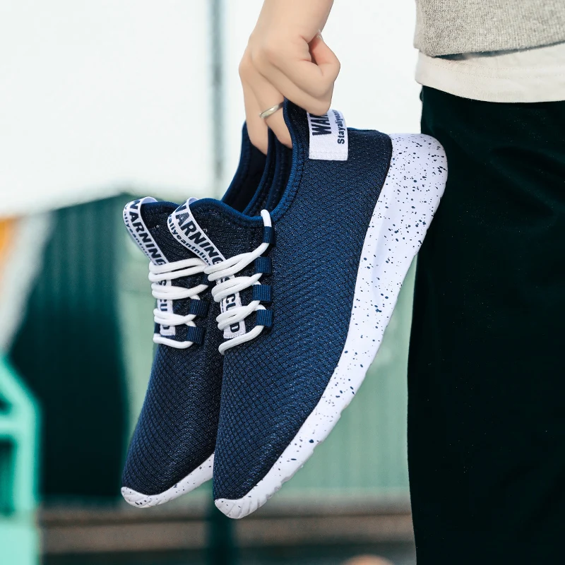 

Male Outdoor Sport Sneakers Flat Walking Driving Jogging Fitness Footwear for Boys Students New Mens Running Shoes Size 38-47