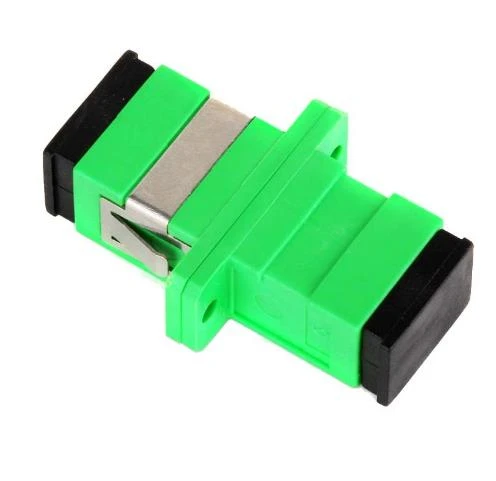 50pc SC APC Adapter SM  SC Optical Fiber Connector  Optical Flange Coupler Simplex and Coupler Ftth Fiber Optic SC Adapter