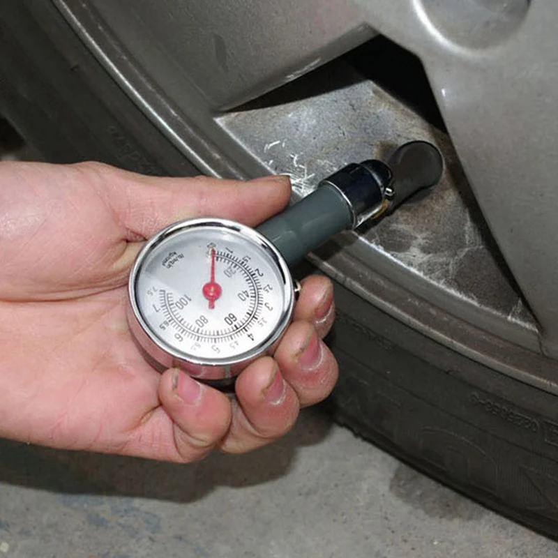 Высокоточный металлический Автомобильный манометр в коробке автомобильный