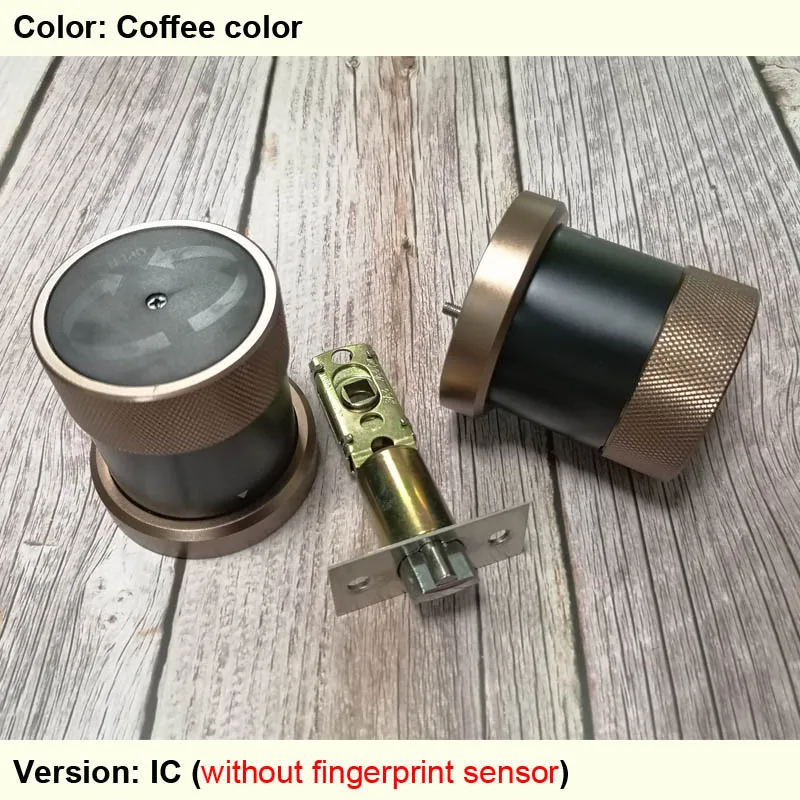 IC Verstion R RAYKUBE Bluetooth электронный дверной замок с телефоном APP/отпечатков пальцев/смарт-карты/код разблокировки ручка Умный Замок - Цвет: IC Verstion R