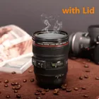 Новая пластиковая кружка Caniam для зеркальной камеры 24-105 мм 1:1 в масштабе 400 мл, креативные чашки и кружки с крышкой