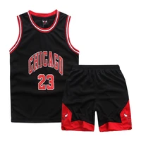 23 number basketball uniform suit children outdoor sportswear boys sleeveless vest youth basketball vest shorts sportswear sets
