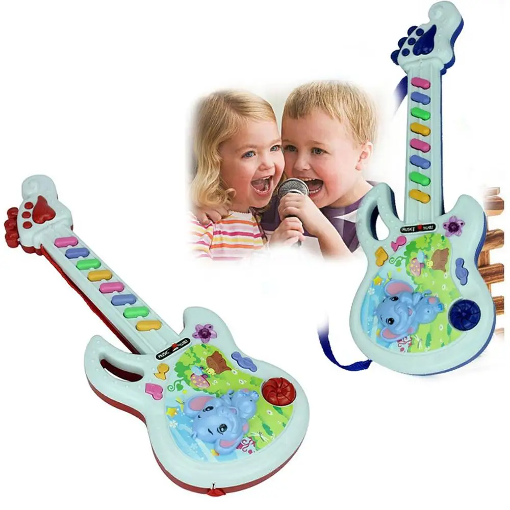 ocday elektrische gitarre spielzeug musical spielen kid junge mädchen kleinkind lernen entwicklungs elektron spielzeug früh pädagogisch