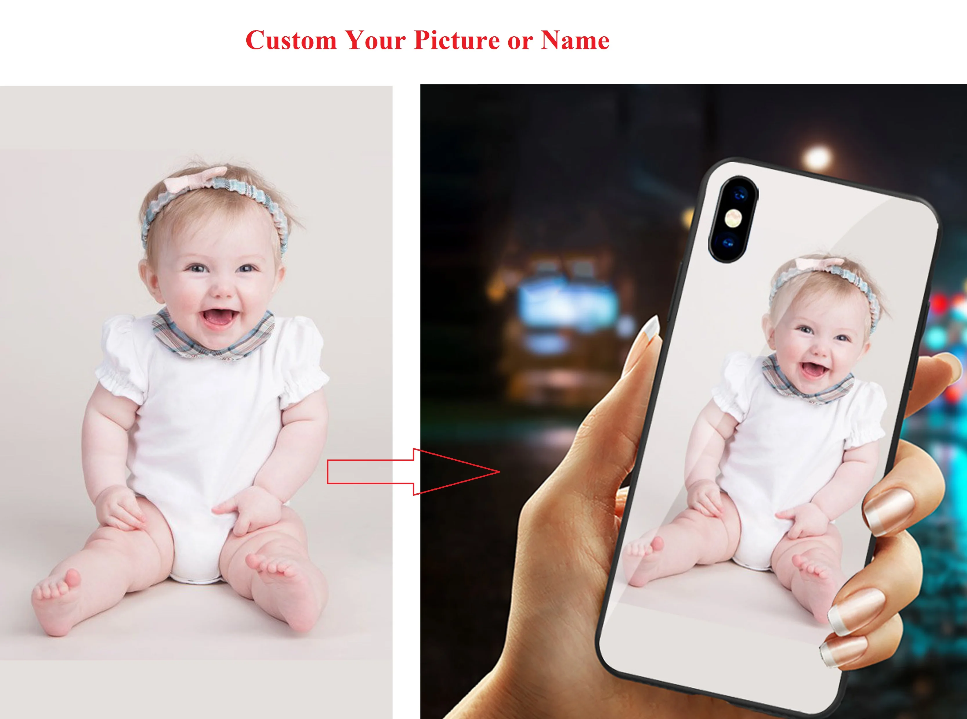 Стеклянный чехол с фоторамкой для iPhone X XR XS 11 PRO Max 6 7 8 Plus фото на заказ сделай сам