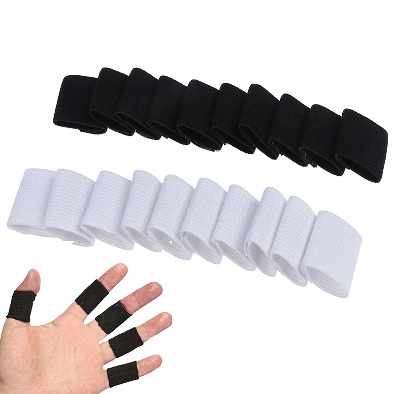 

10PCS Finger Sleeve Sports Basketball Support Wrap Elastic Protector Brace Guard Sports Protective Finger Guards