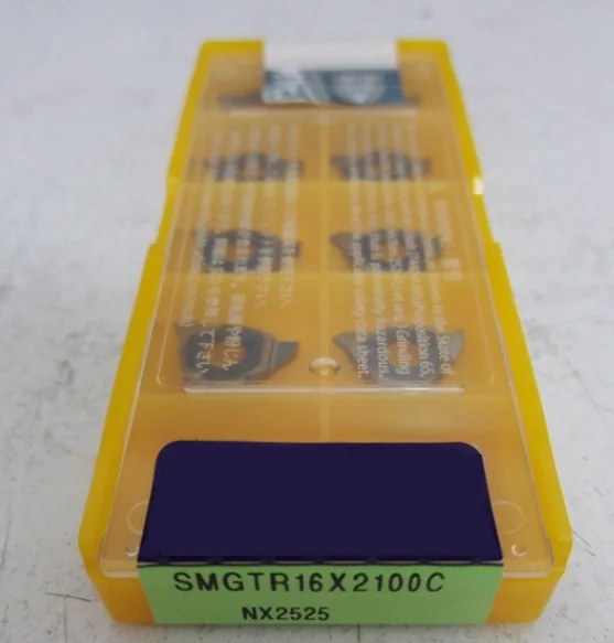 

SMGTR SMGTR16 SMGTR16X2050C UTI20T SMGTR16X2075C NX2525 SMGTR16X2080C CNC Lathe Blade Carbide Grooving Inserts Original