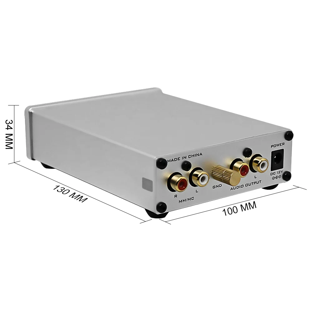 Фонограф FX Audio BOX02 LP проигрыватель виниловых записей Hifi Mini MM/MC предварительный
