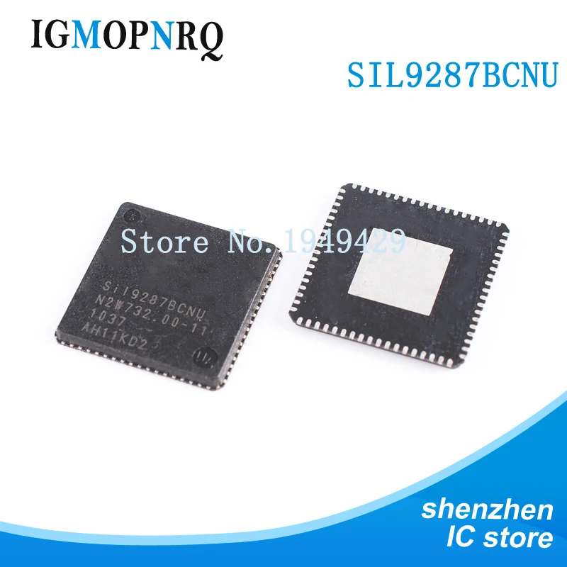

2pcs/lot SIL9287BCNU SiI9287BCNU SIL9287B SiI9287B SIL9287 SiI9287 Si19287BCNU Si19287B Si19287 QFN HDMI1.3 input port new