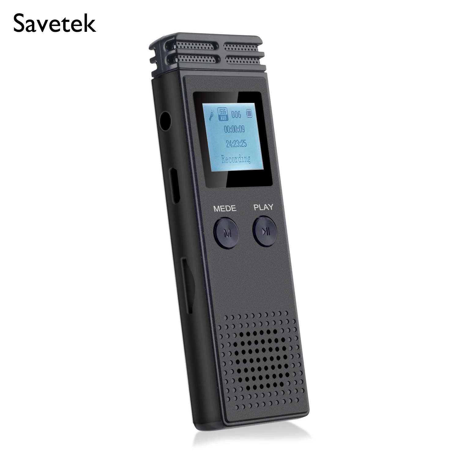 

8GB Voice Activated Recorder Digital Audio Voice Recorder 16GB 32GB Mini USB Pen Lossless Mp3 Player Recording 1536kbps Password