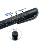 Автомобильный тестер тормозной жидкости Dot3DOT4, цифровой тестер влажности и воды с 5 светодиодными индикаторами, компактный