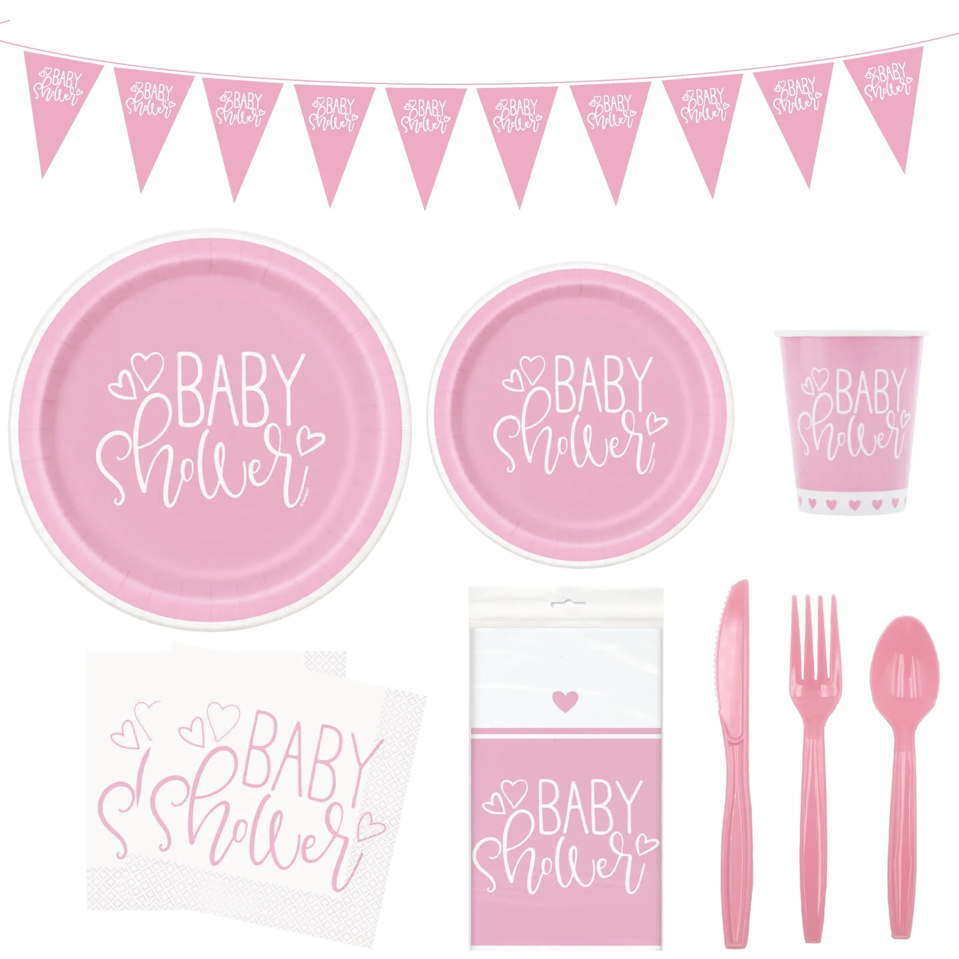 

Birthday Party Decoration Props Baby Shower Decoration Disposable Baby Boy Baby Girl Paper Plate Cup Paper Towel