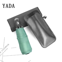 yada green cute mini pocket automatic umbrellas rain women uv custom light folding umbrella for womens windproof umbrellas ys841