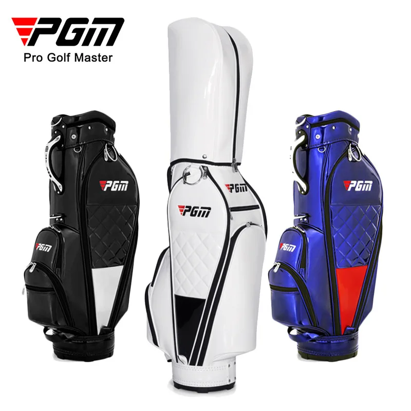 PGM Women Golf Standard Club Bag Crystal PU Waterproof Bags Multi-Functional Aviation Packages Large Capacity Travel Pack QB084