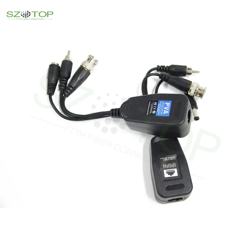 

1 пара BNC к RJ45 1080P видео + питание + аудио 3 в 1