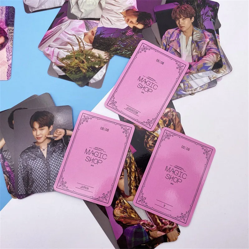 8 шт./компл. KPOP Волшебная лавка Фотокарта карта души Persona ЛОМО карта Юнга Кук SUGA J-HOPE Цзиминь Love Yourself поддельные любовь