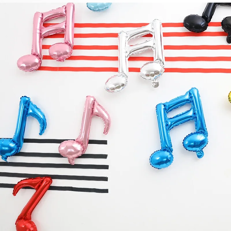 Воздушные шары из фольги с двойными нотами 10 шт. | Дом и сад