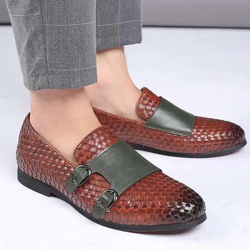 

Туфли мужские из искусственной кожи, Мокасины, без застежки, на плоской подошве, обувь для вечеринки, свадебные туфли, разные цвета