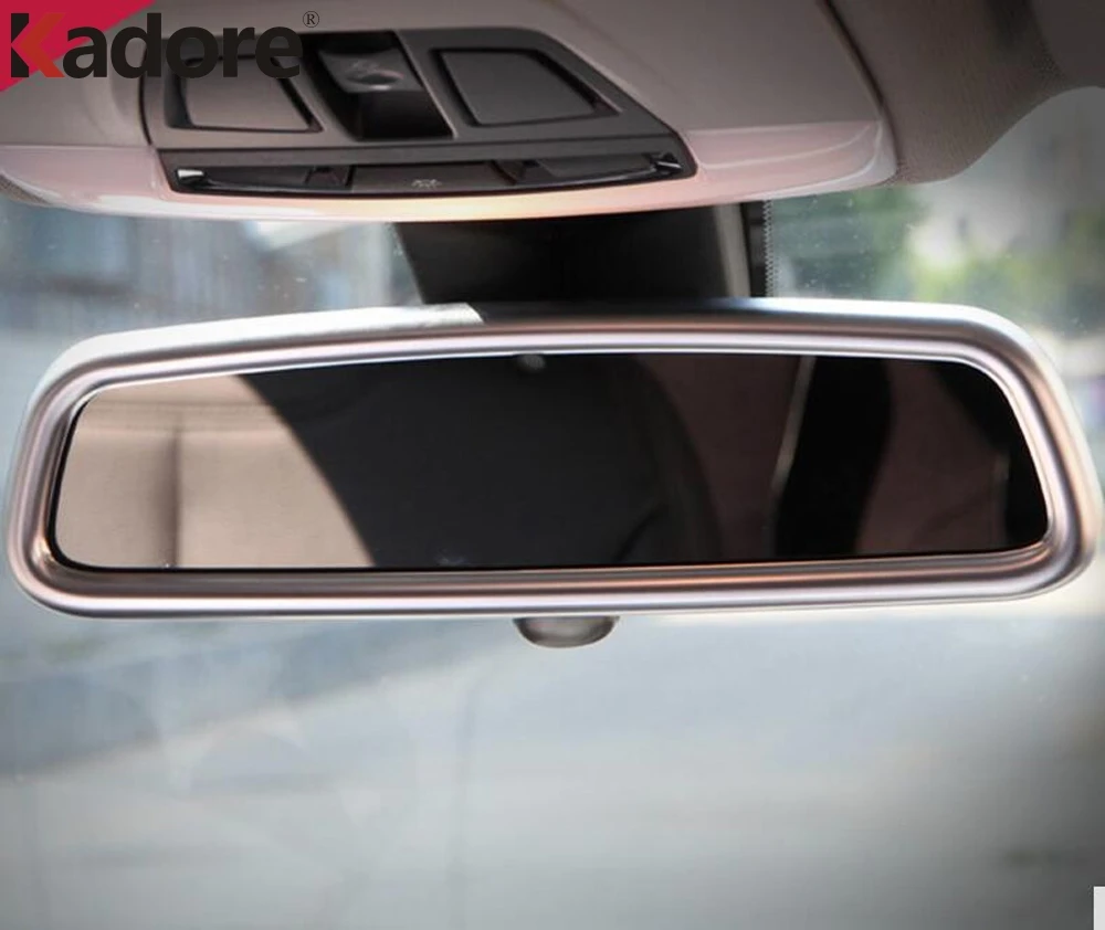 Для Jaguar F PACE 2016 2017 2018 ABS Матовая Внутренняя отделка заднего вида аксессуары для