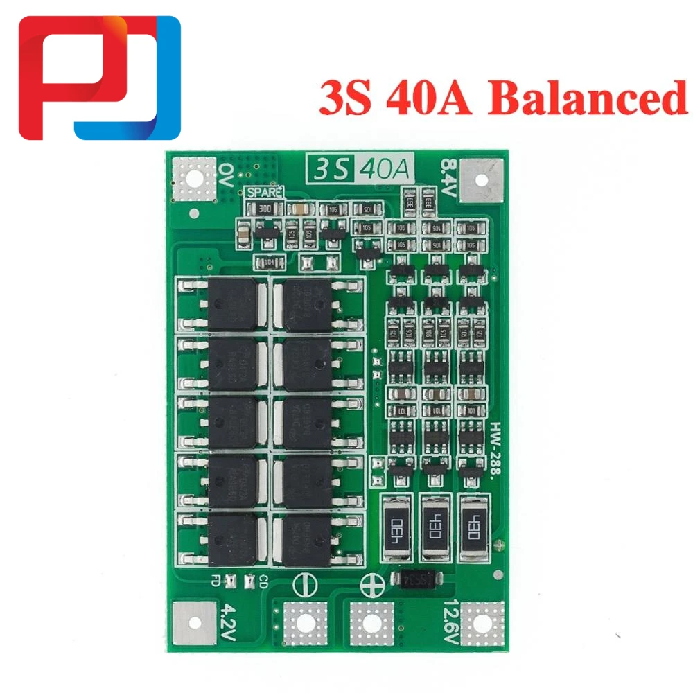 4S 40A литий-ионная литиевая батарея 18650 зарядное устройство для печатной платы с