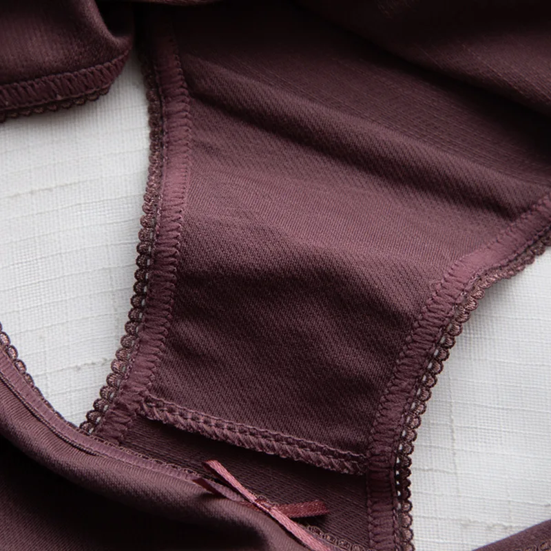 Женские трусики с бантом Новинка 2019 удобные короткие женские кружевные