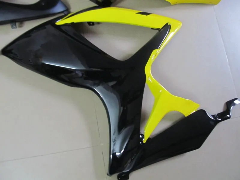 Комплект обтекателей для мотоцикла GSXR600 750 06 07 GSXR750 K6 2006 2007 ABS желто черные