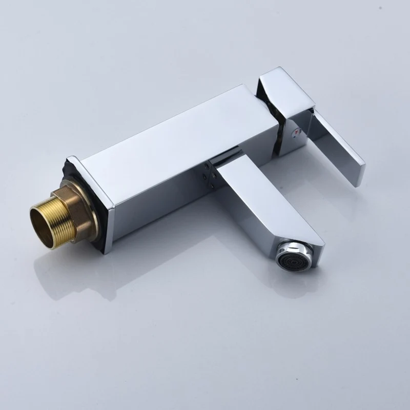 Newly Bathroom Basin Sink Faucet Waterfall Chrome Polish Single Handle Hole Mixer Tap Deck Mounted Solid Brass | Обустройство дома