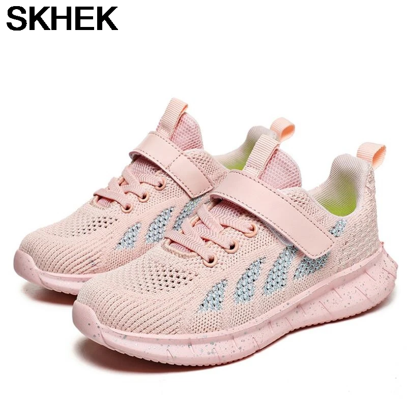 

SKHEK 2021 Summer Kids Sports Shoes For Boys Sneakers Girls Spring Casual Children Shoes Boy Running Child Mesh Chaussure Enfant