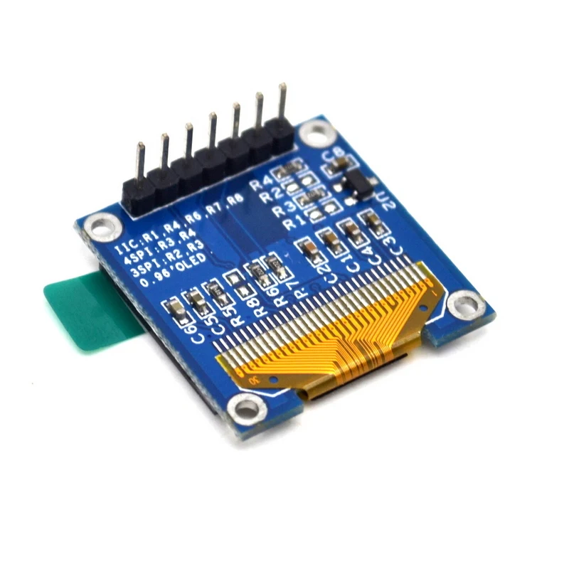 10 шт. 128X64 12864 IIC 0 96 дюймов 7pin O светодиодный ЖК дисплей Дисплей модуль цвет желтый