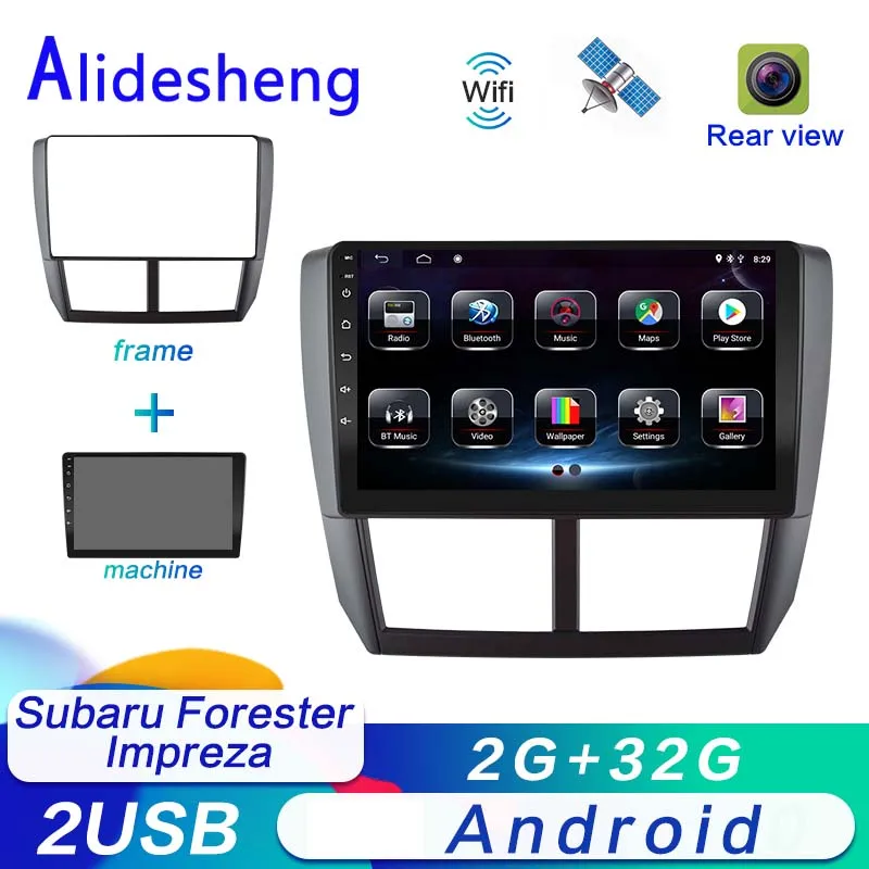 Мультимедийный плеер для Subaru Forester Impreza 2 Din Android 2008 2009 2010 2011 2012 2013