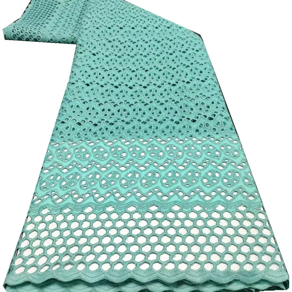 

2021 Newest Style African Lace Fabrics High Quality Embroidery Swiss Voile Lace In Switzerland Small Holes Cotton Laces TY21404