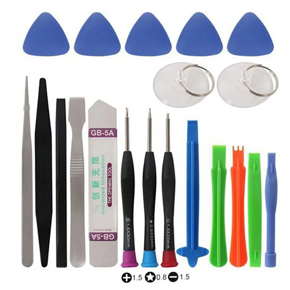 20 в 1 Набор инструментов для ремонта мобильного телефона Spudger инструмент