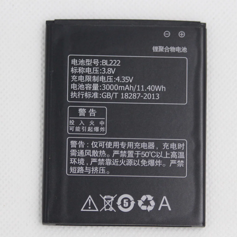 ISUNOO BL222 BL 222 батарея для мобильного телефона Lenovo S668T S660 3000mAh замена литий
