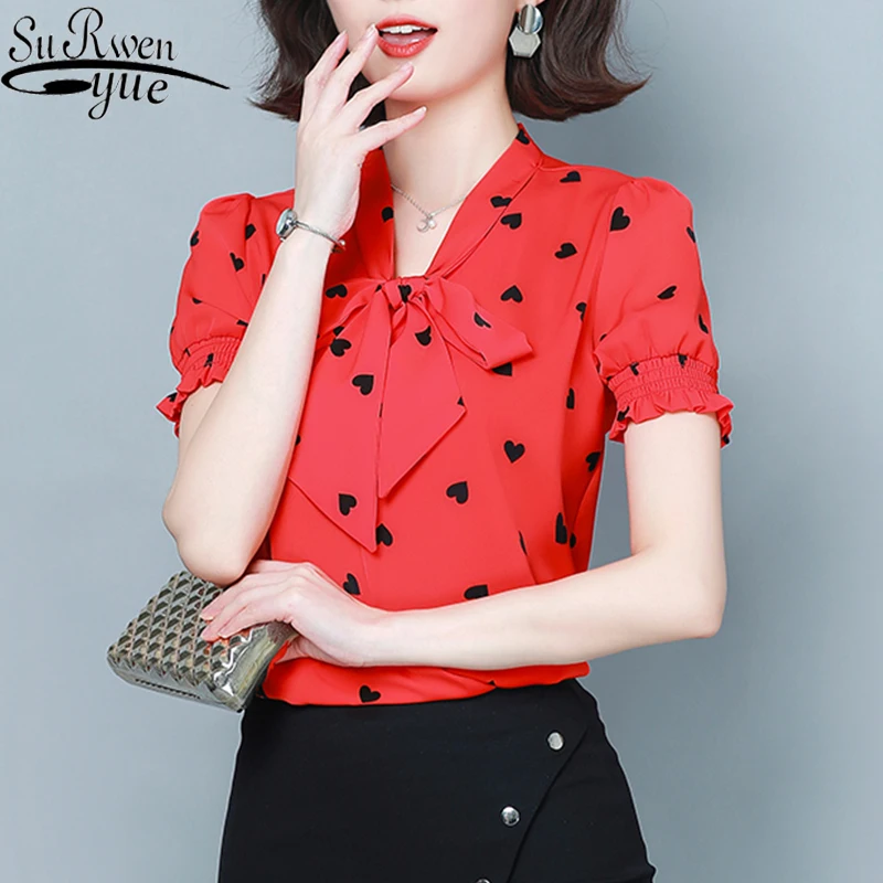 Модные женские топы и блузки 2021 шифоновая блузка рубашка для девушек женщин с