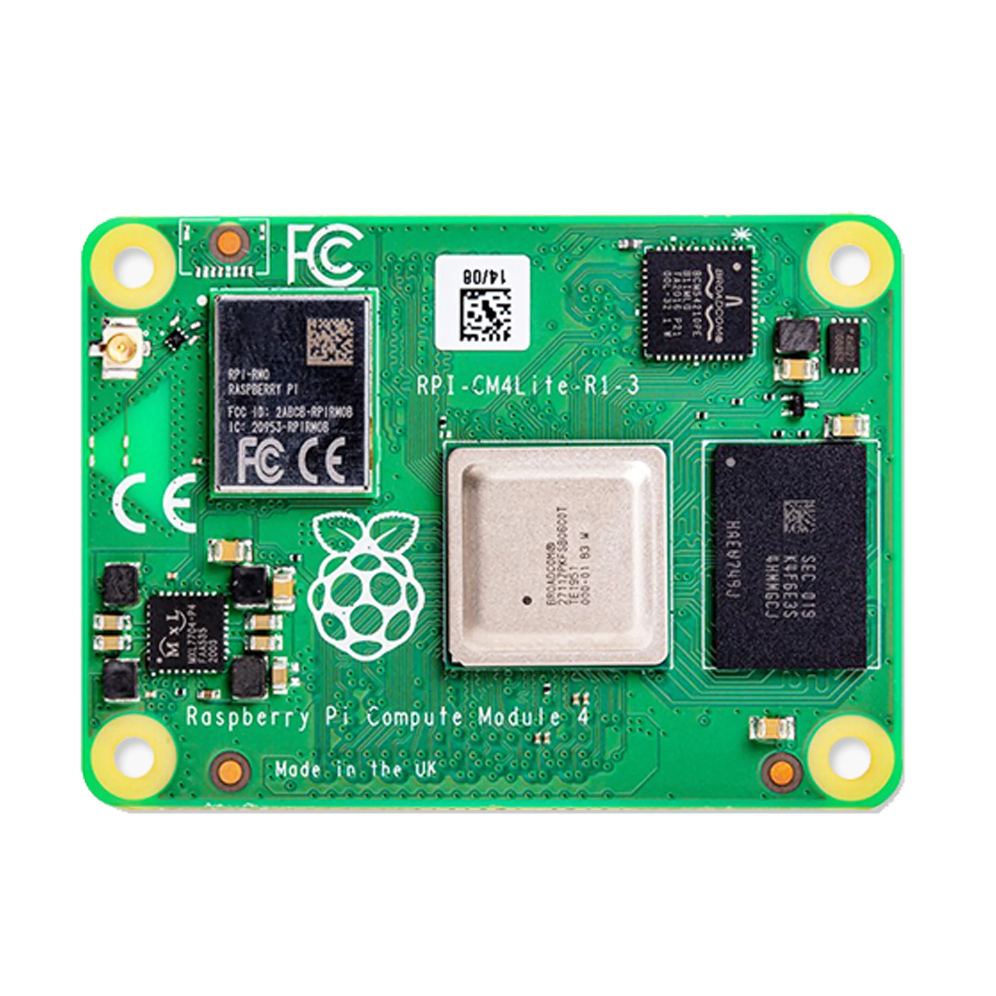 Raspberry Pi компьютерный модуль 4 с 1 ГБ/2 ГБ/4 ГБ/8 ГБ ОЗУ Lite/8 ГБ/16 eMMC флэш-память