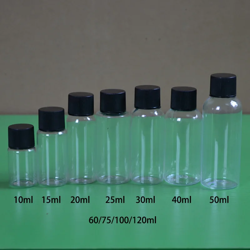 

Empty 10ml 15ml 20ml 30ml 50ml 60ml 100ml Plastic Water Bottle Makeup Lotion Face Toners Travel Package Container Free Shipping