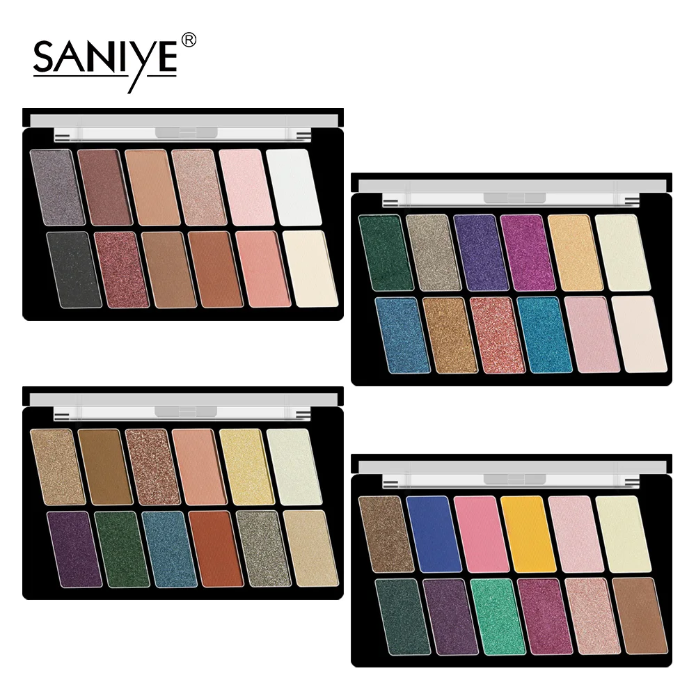 SANIYE тени для век паллат палитра макияж глаз Начинающий матовый перламутровый